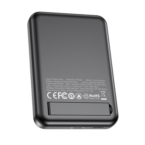 XO-PR264 Magnetic Wireless 10.000mAh Power Bank - Görsel 2